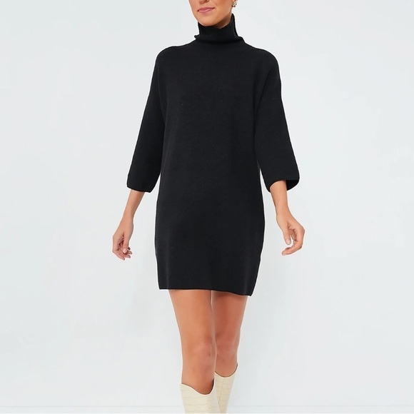 Pomander Place Black Turtleneck Dress - Picture 1 of 10